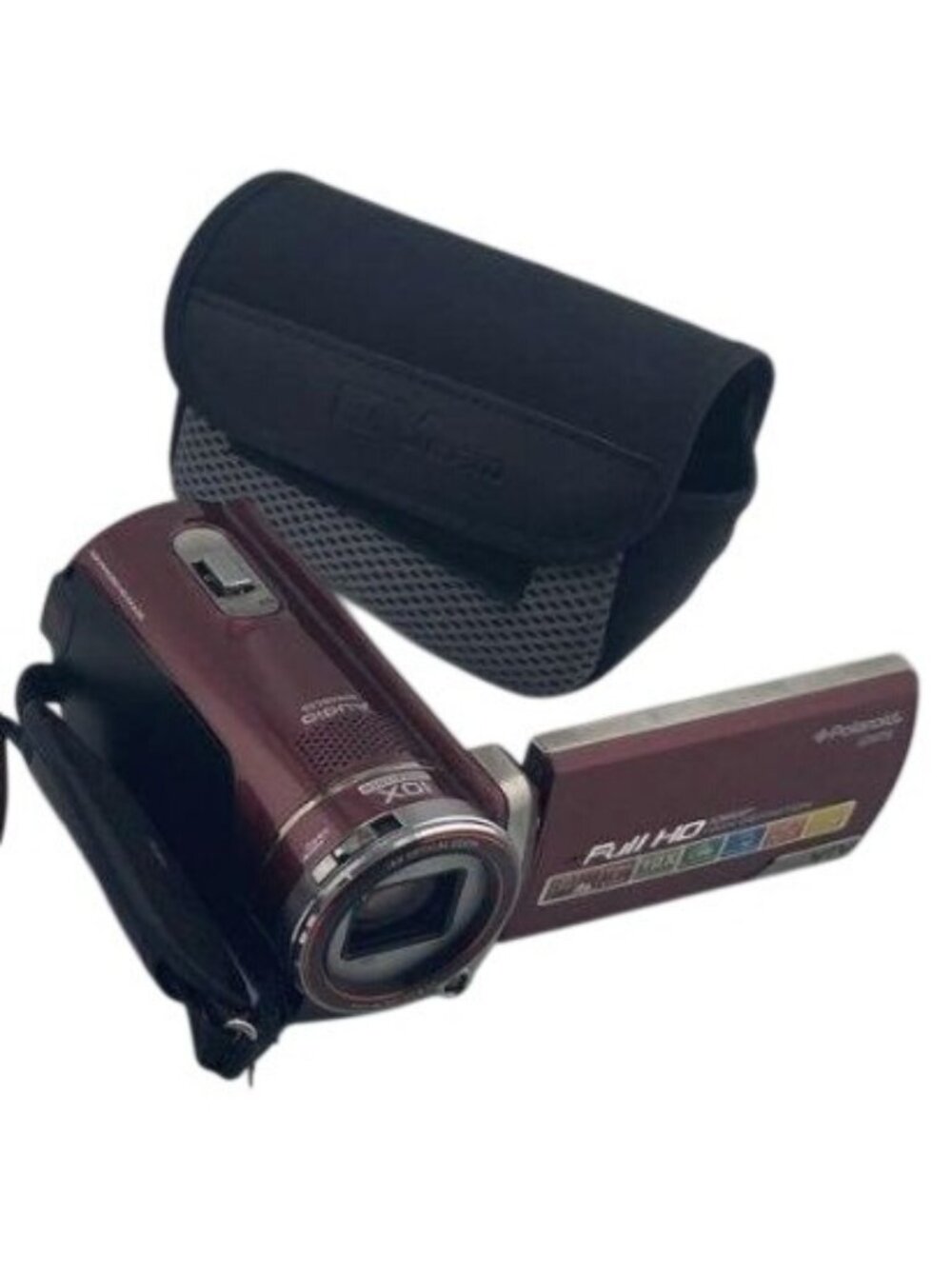 Polaroid iD975 Full HD Digital Video Camera With Case & 10X Optical Zoom